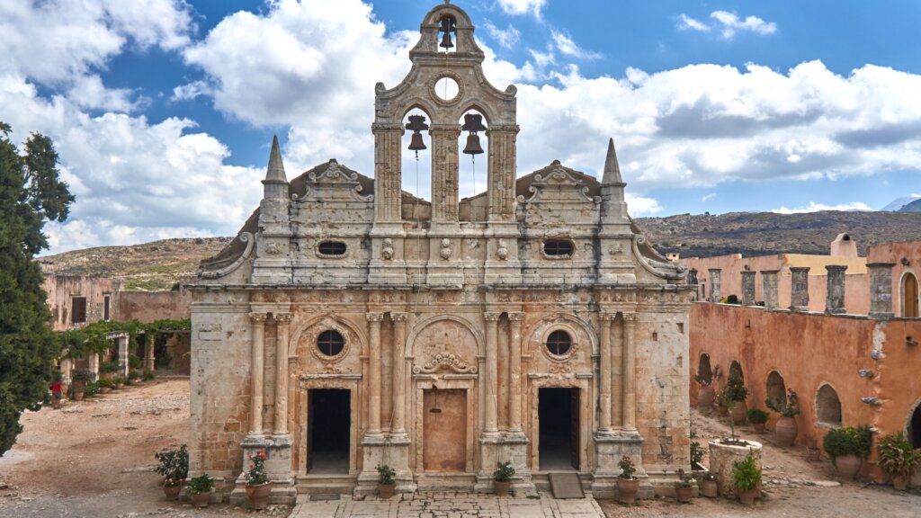 excursion at Arkadi Moanstery in Crete