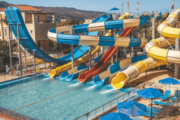 chrispy waterpark slides