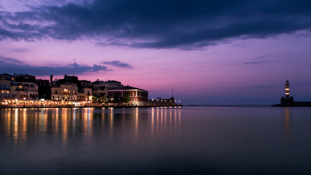 Chania at night 