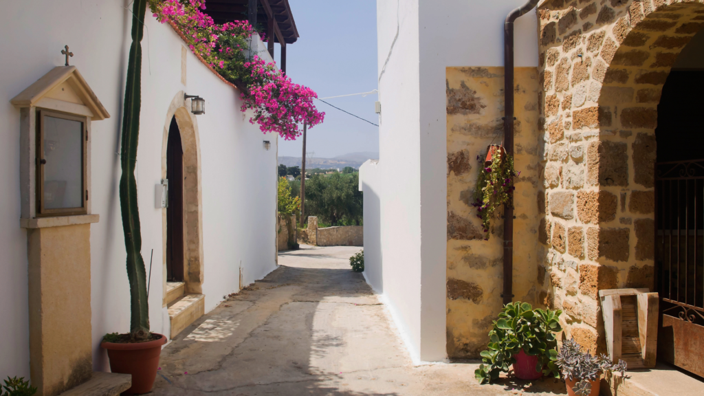 Life in Crete - village
