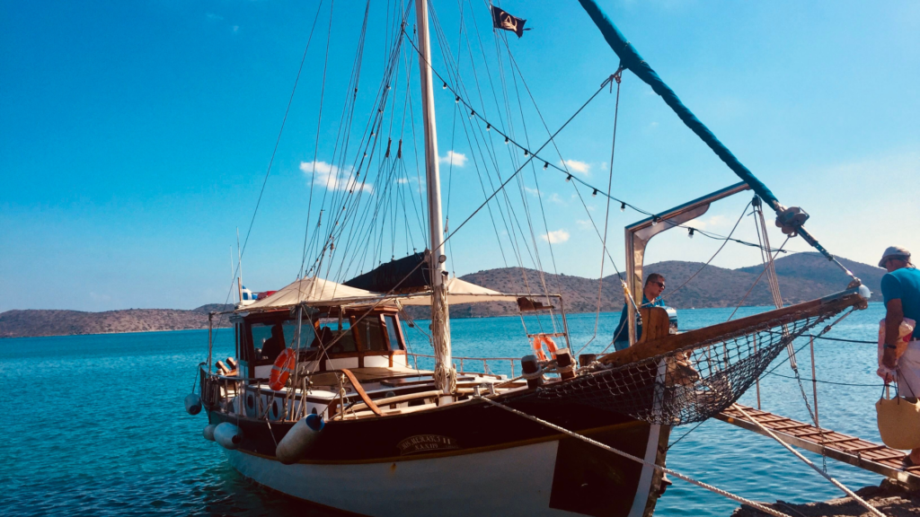 boat trip in crete