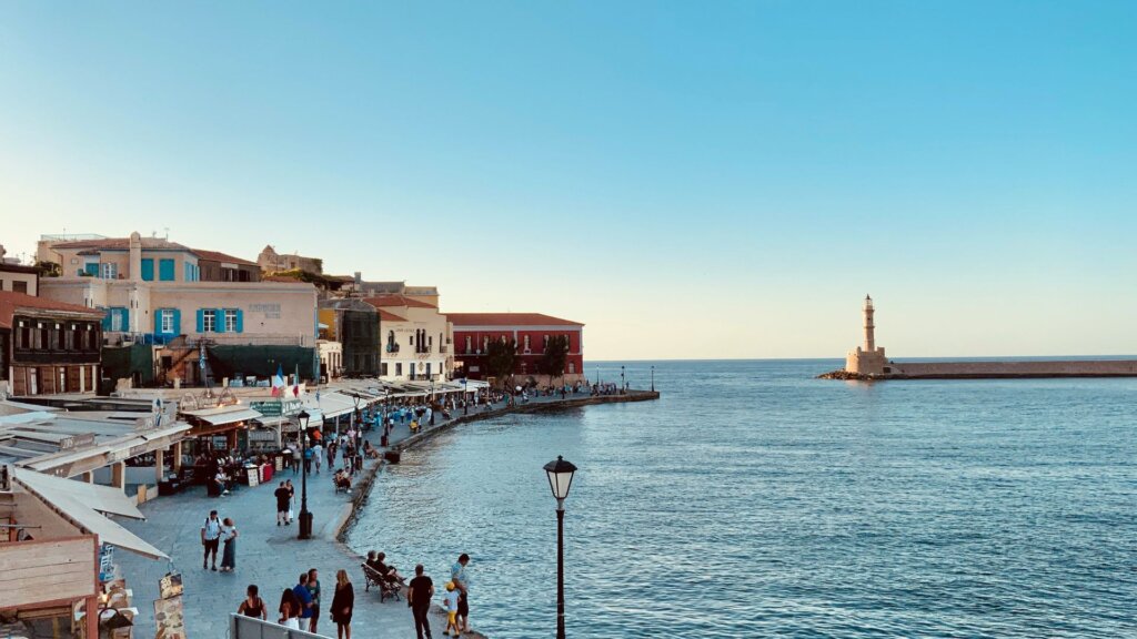 the old harbour of Chania