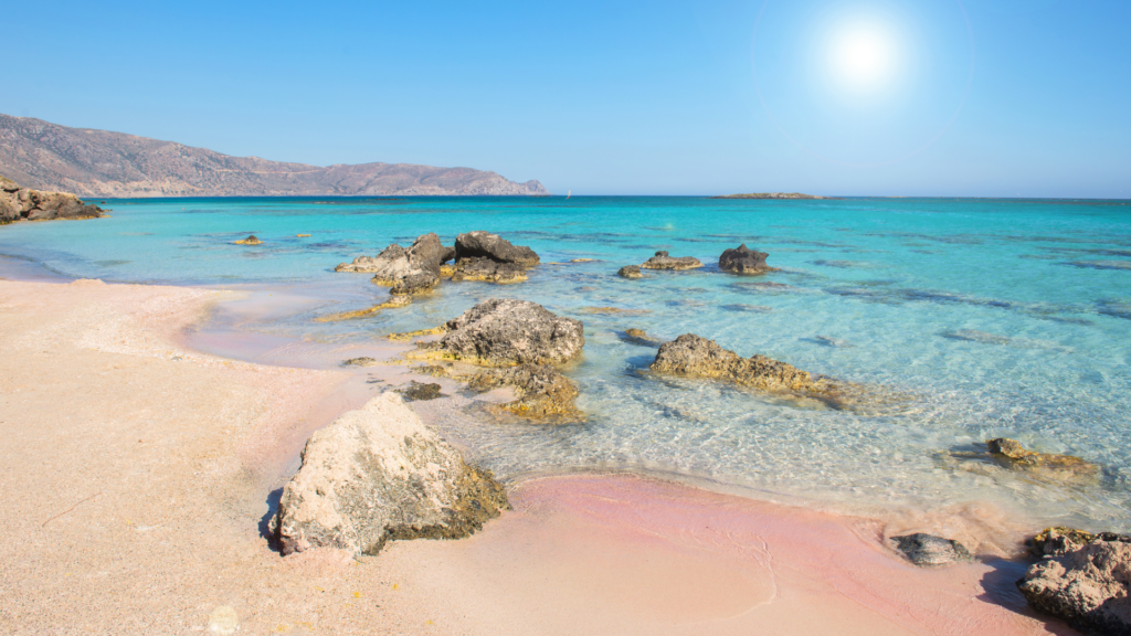 Elafonisi beach in chania