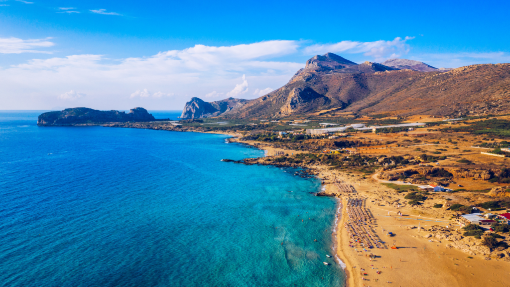 Falassarna beach in chania